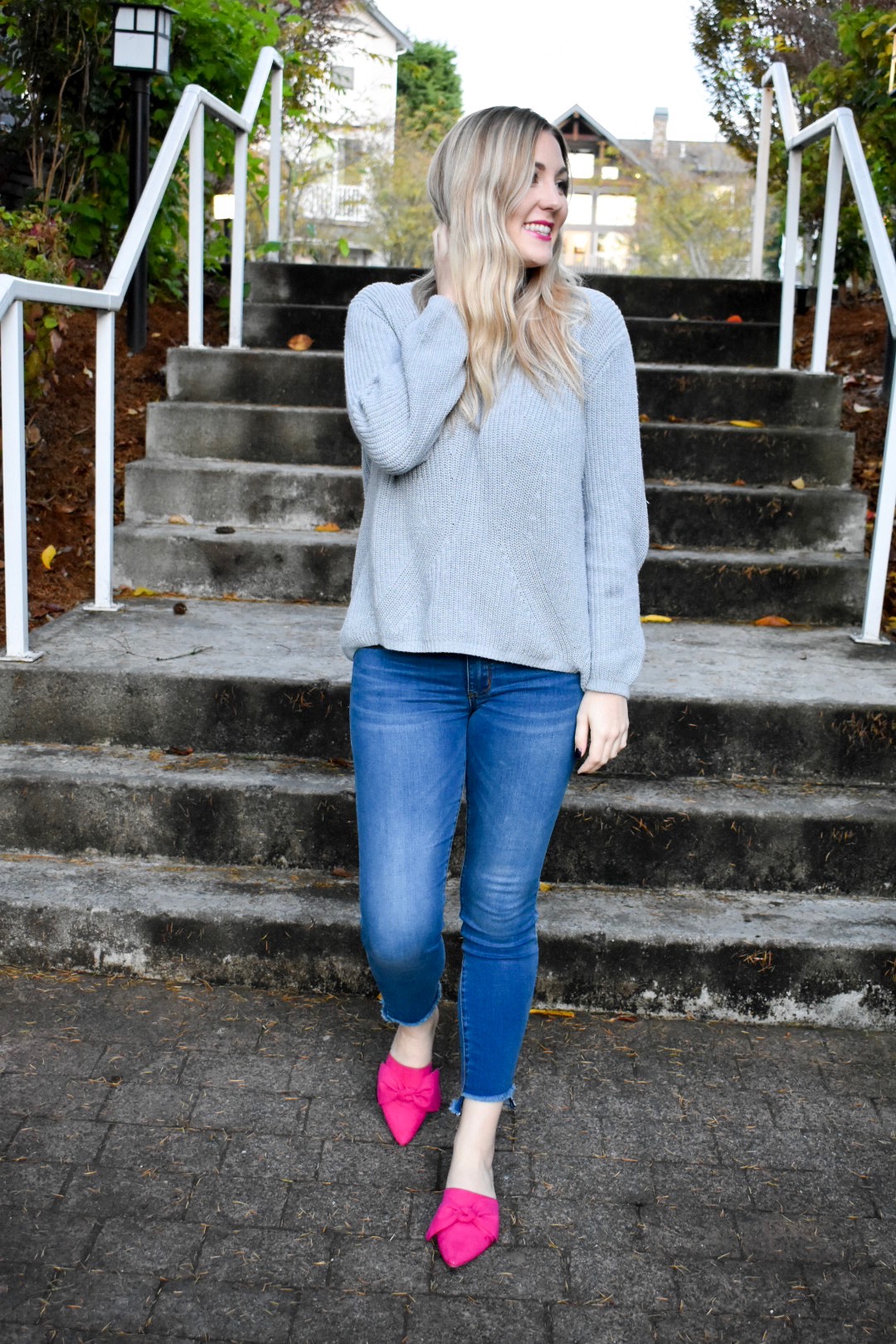 Cozy chic fall outfit!
