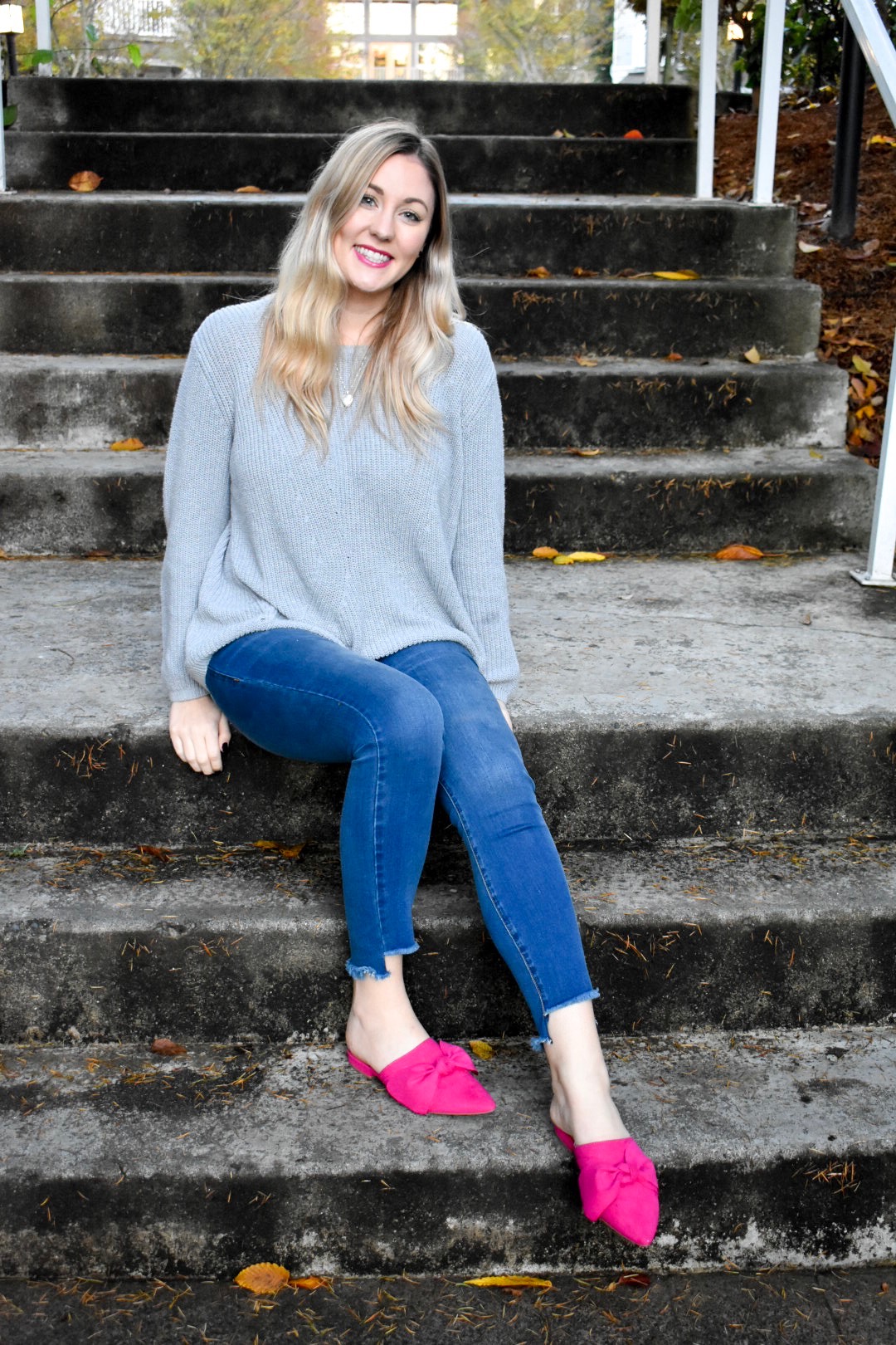 Cozy chic fall outfit!