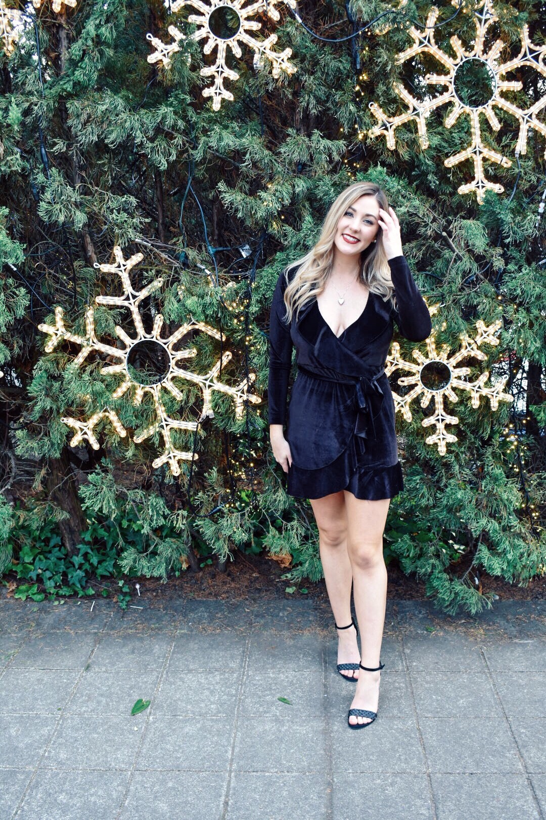 Does anything say “holiday party” more than a beautiful velvet dress?