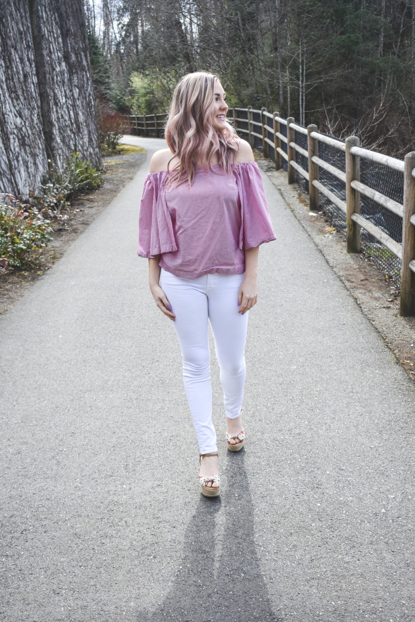 Red gingham for Spring