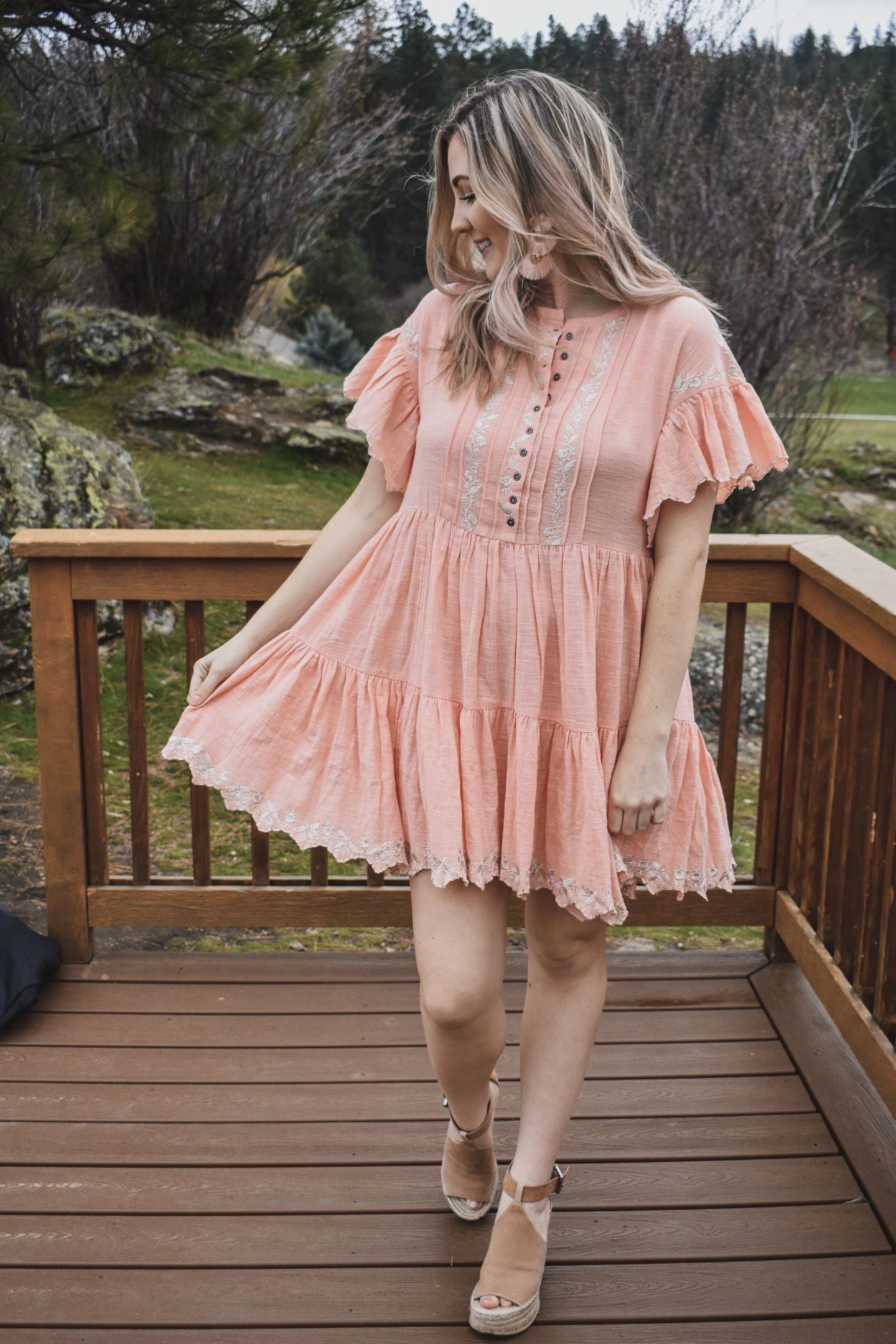 Fun Flirty Free People Dress for Spring Amy Bjorneby