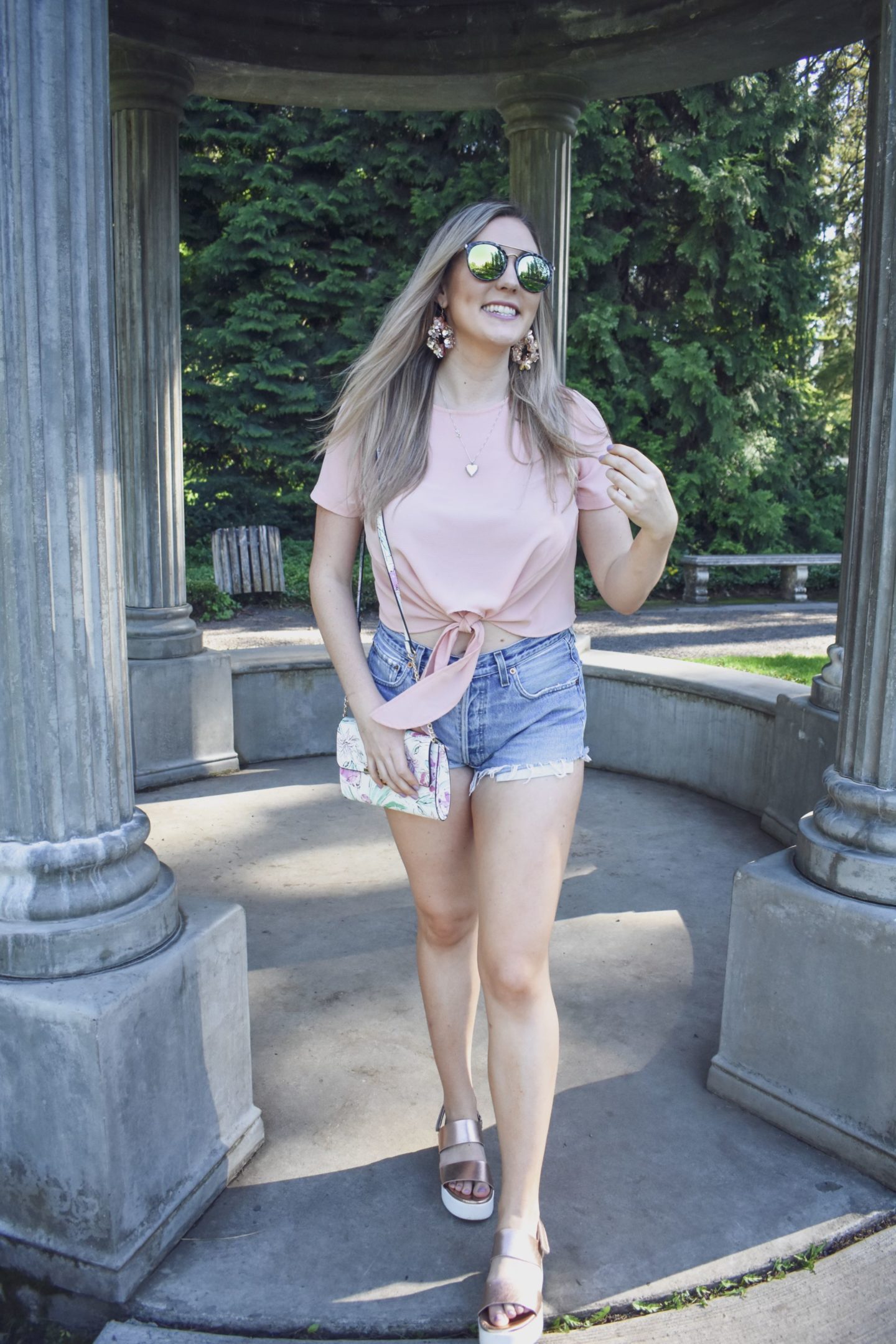 Urban Renewal High Waisted Denim Shorts