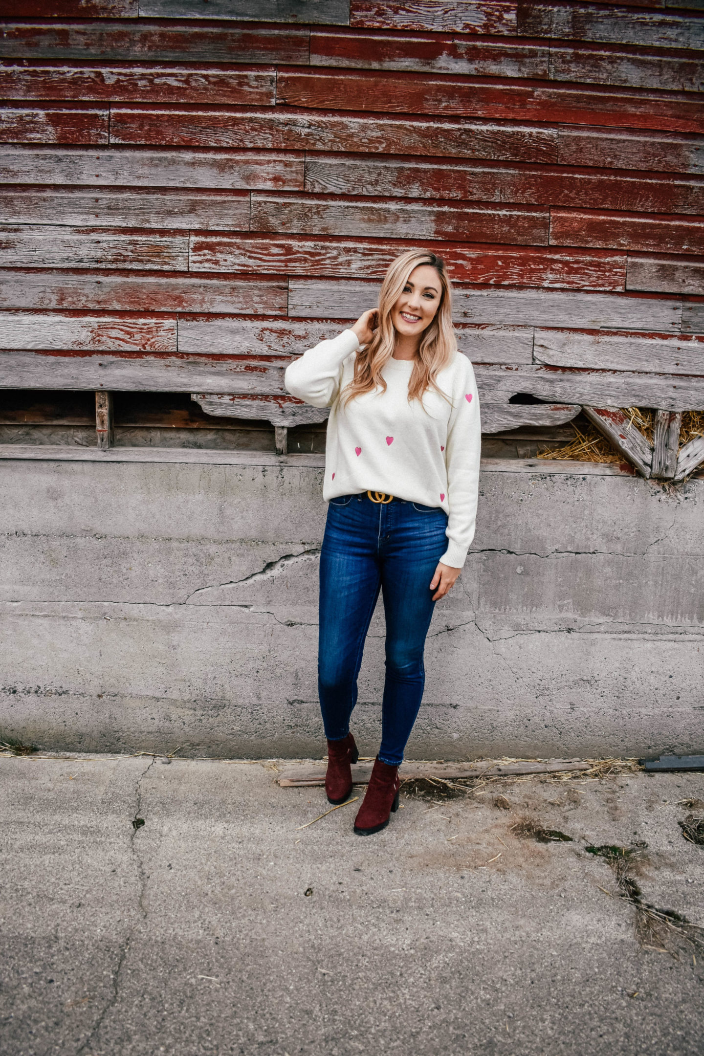 Current Faves: Heart Print Sweater