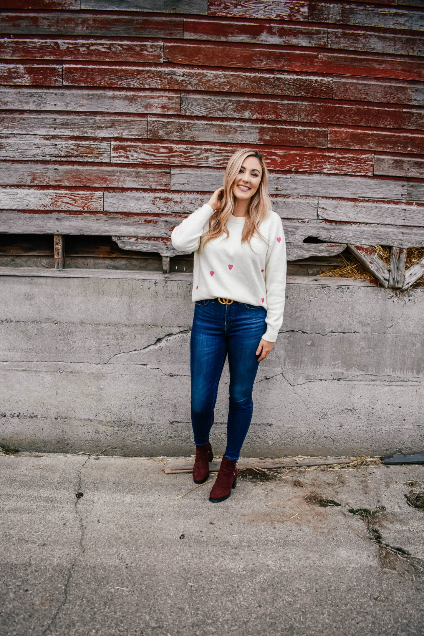 Current Faves: Heart Print Sweater