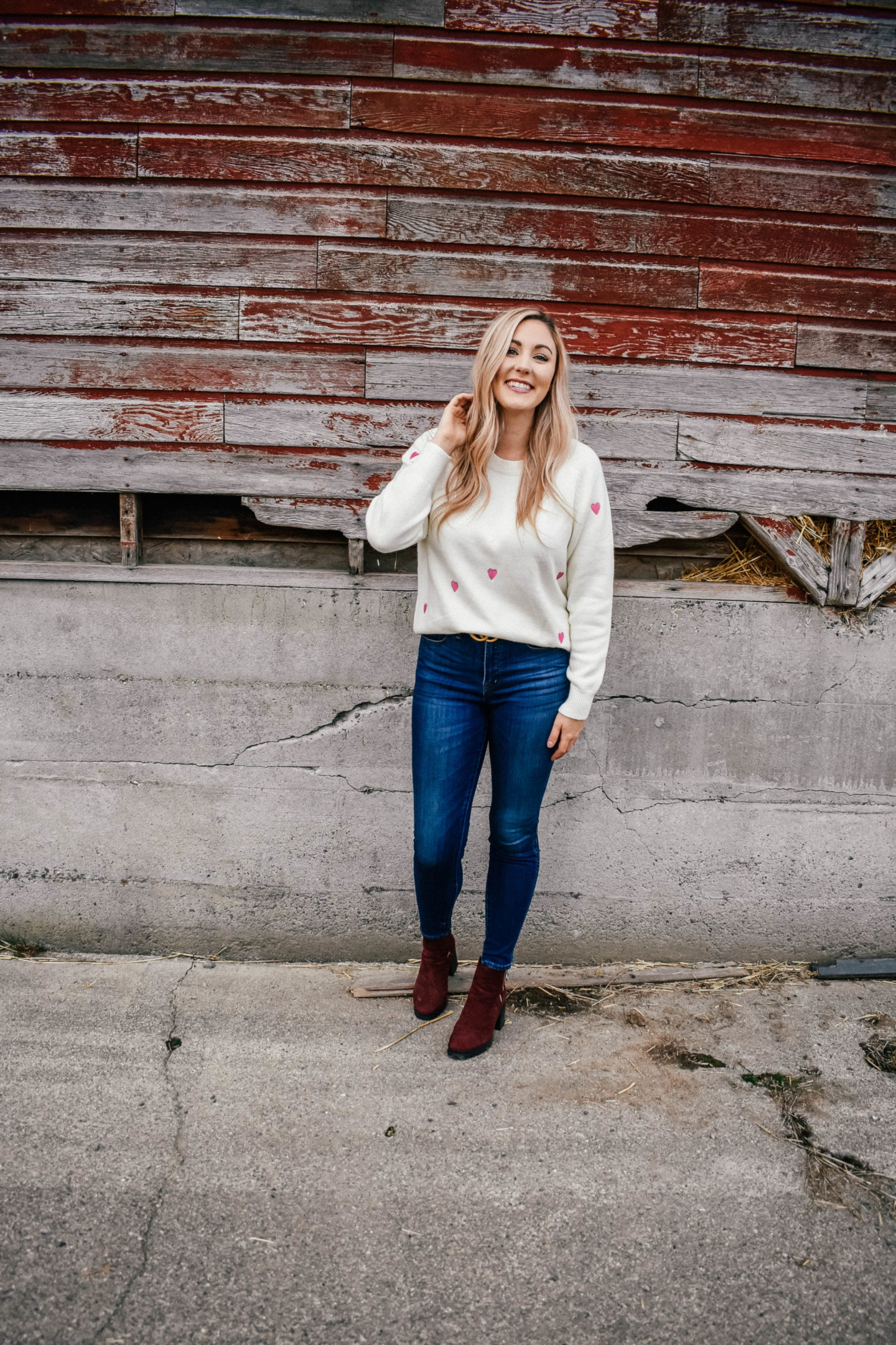 Current Faves: Heart Print Sweater