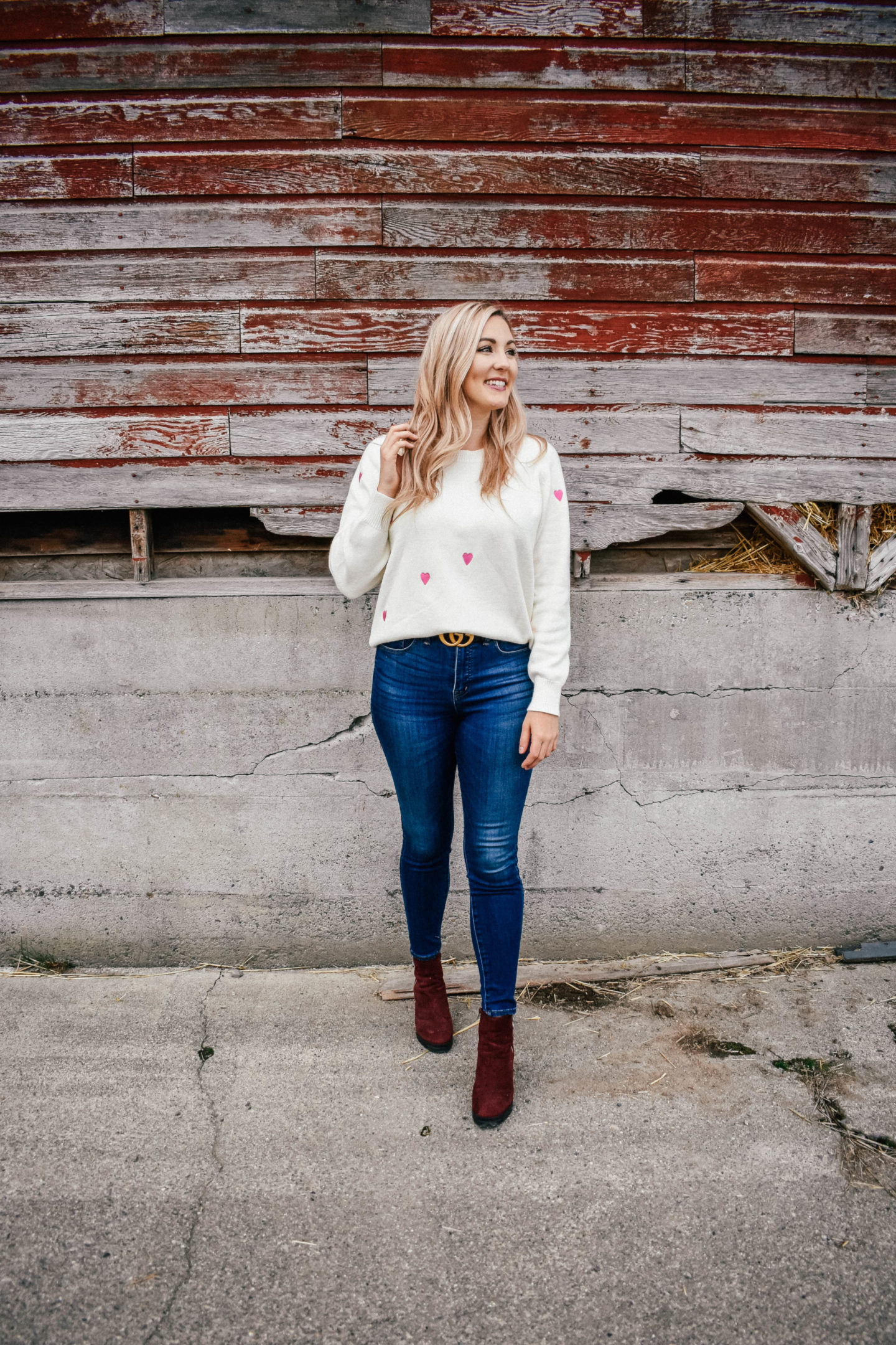 Current Faves: Heart Print Sweater