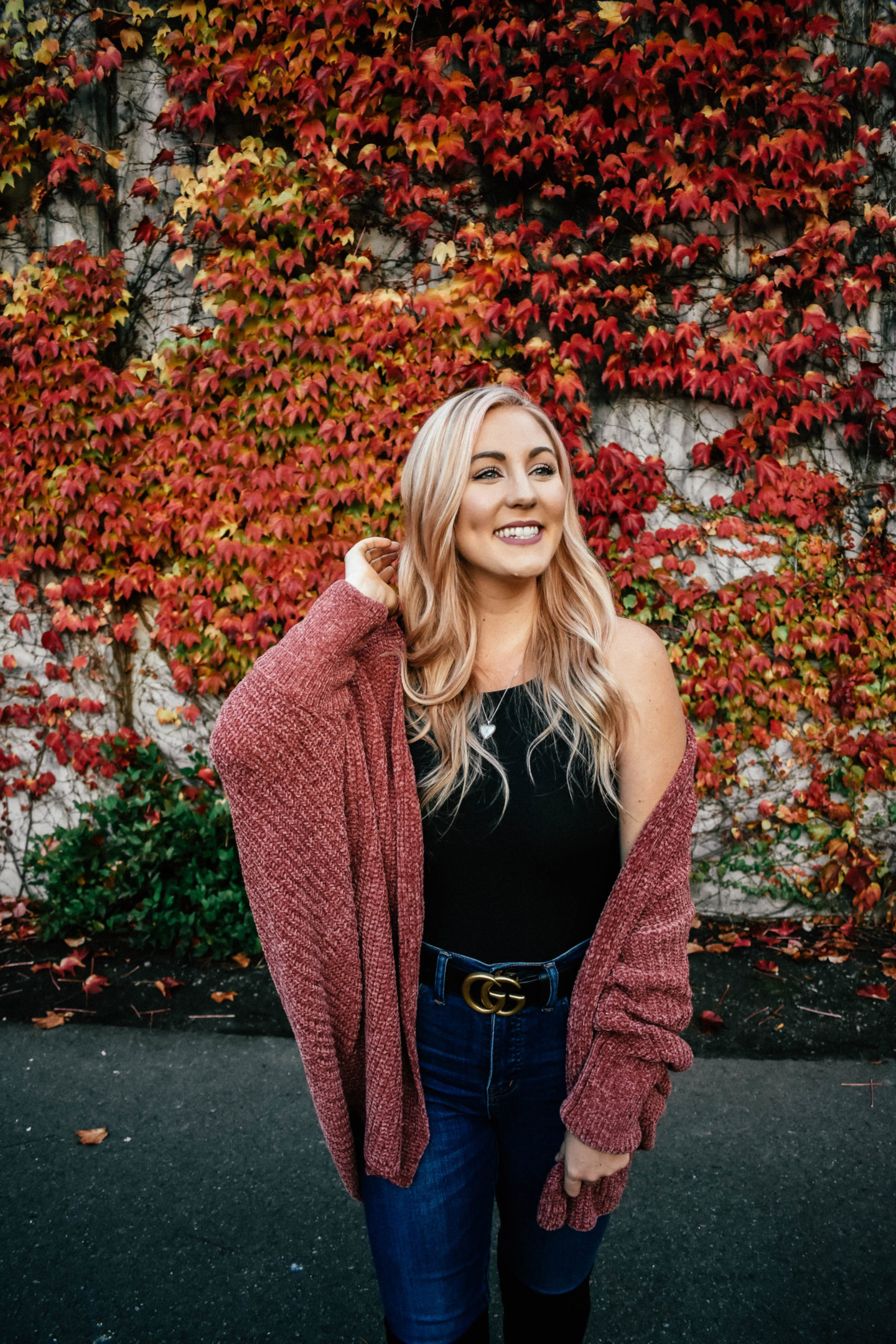 Oversized Pink Chenille Cardigan!