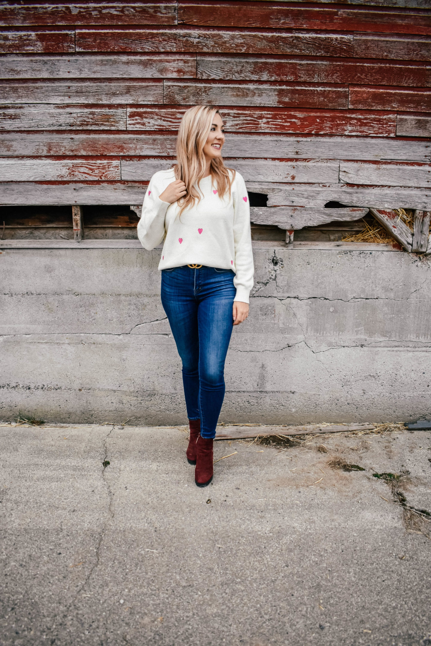 Current Faves: Heart Print Sweater