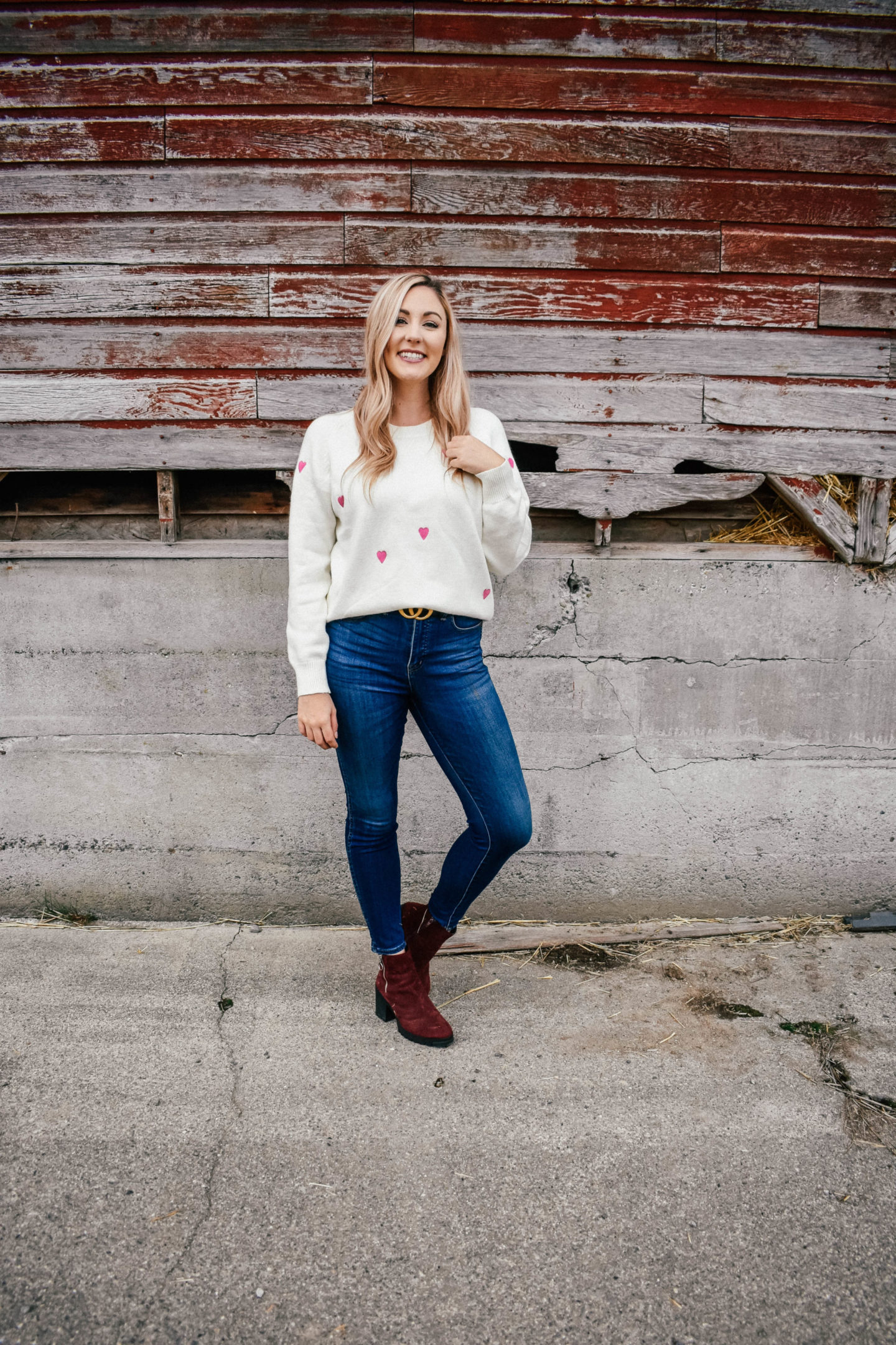 Current Faves: Heart Print Sweater