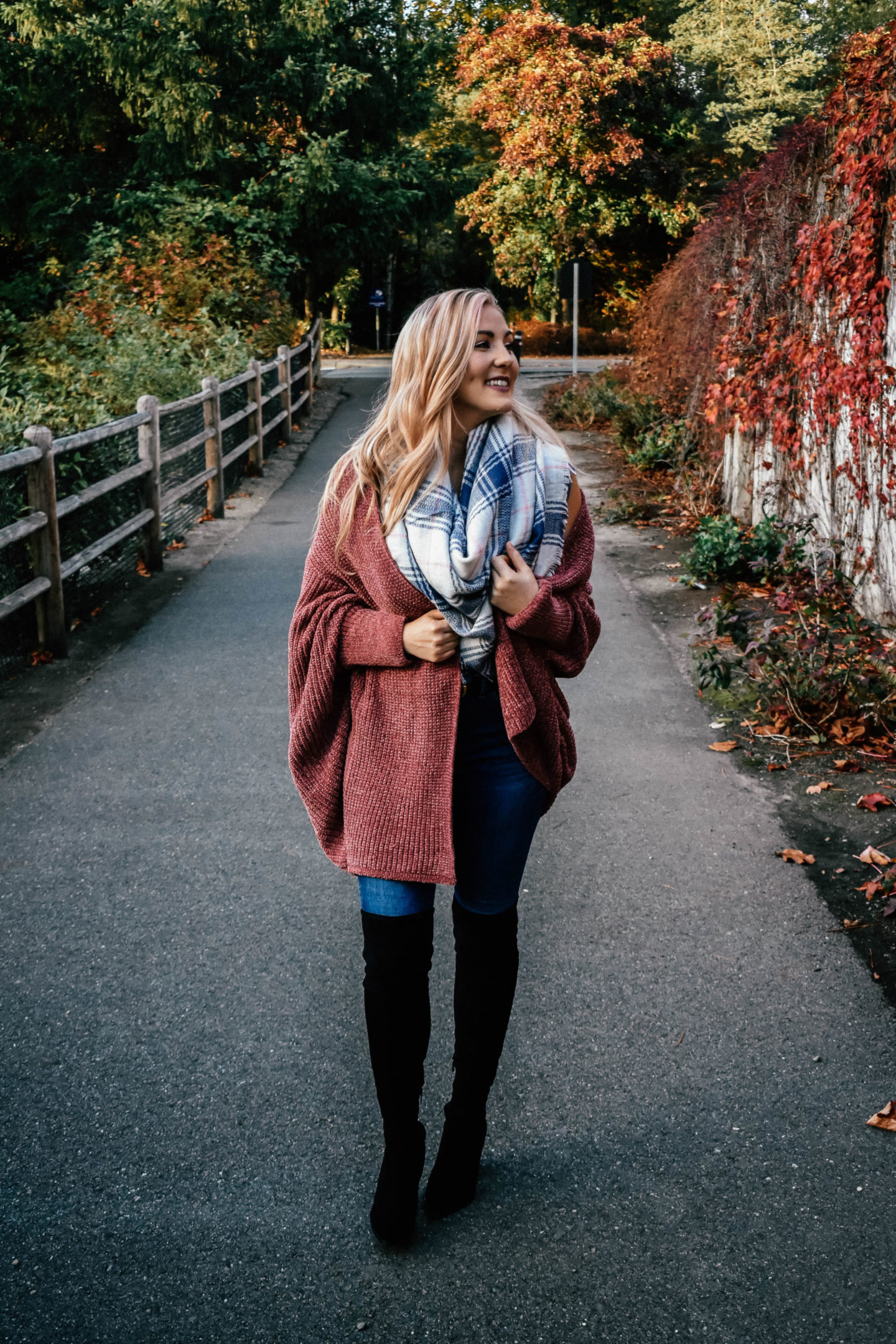 Oversized Pink Chenille Cardigan!