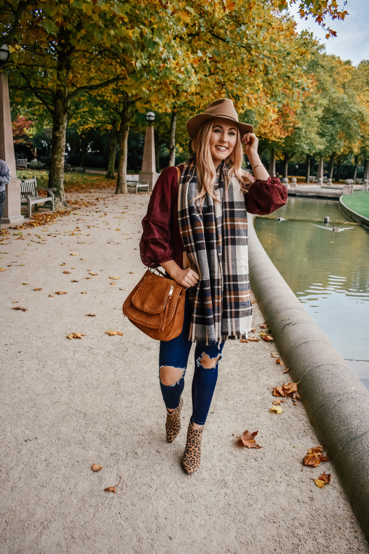How to Mix Patterns: Leopard Print & Plaid