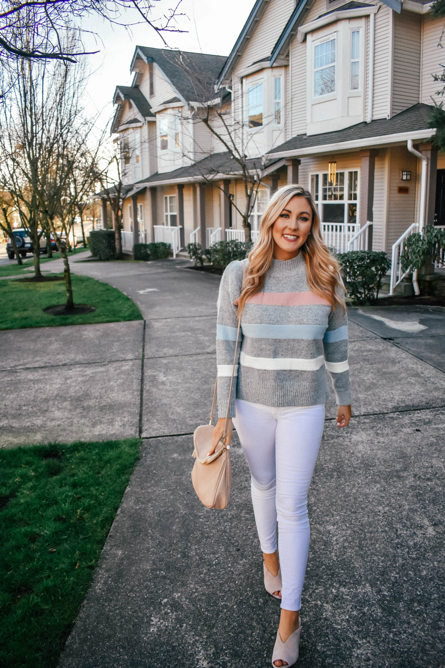 Winter white + pastels