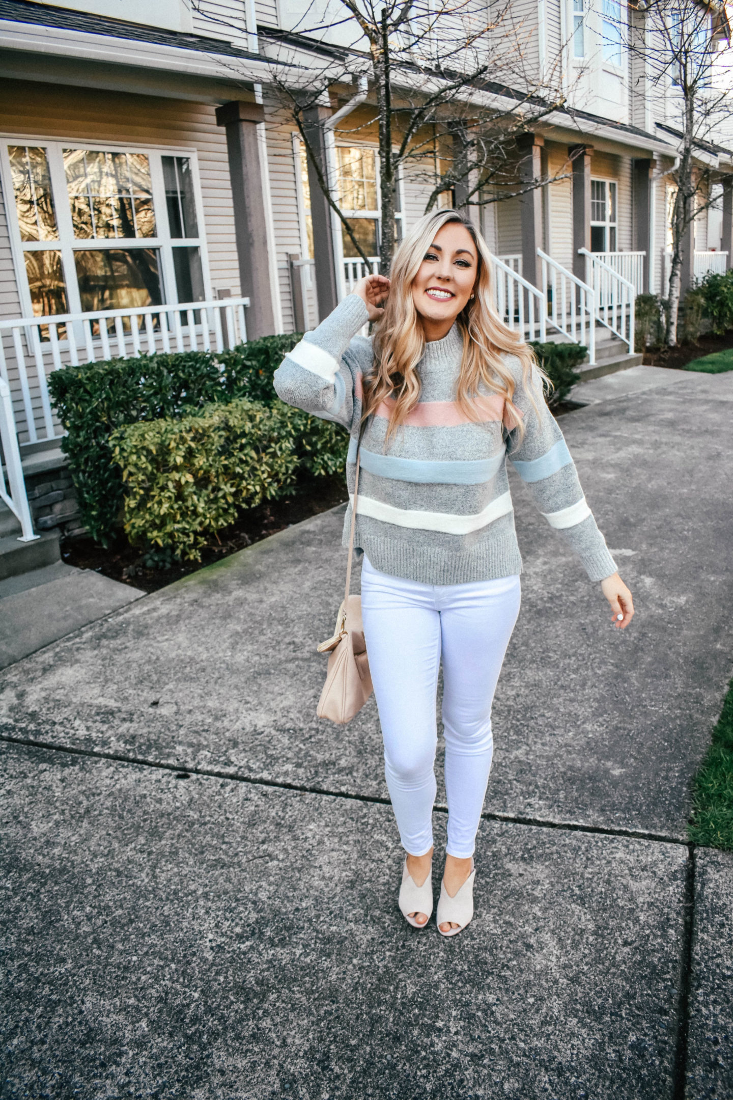 Winter white + pastels