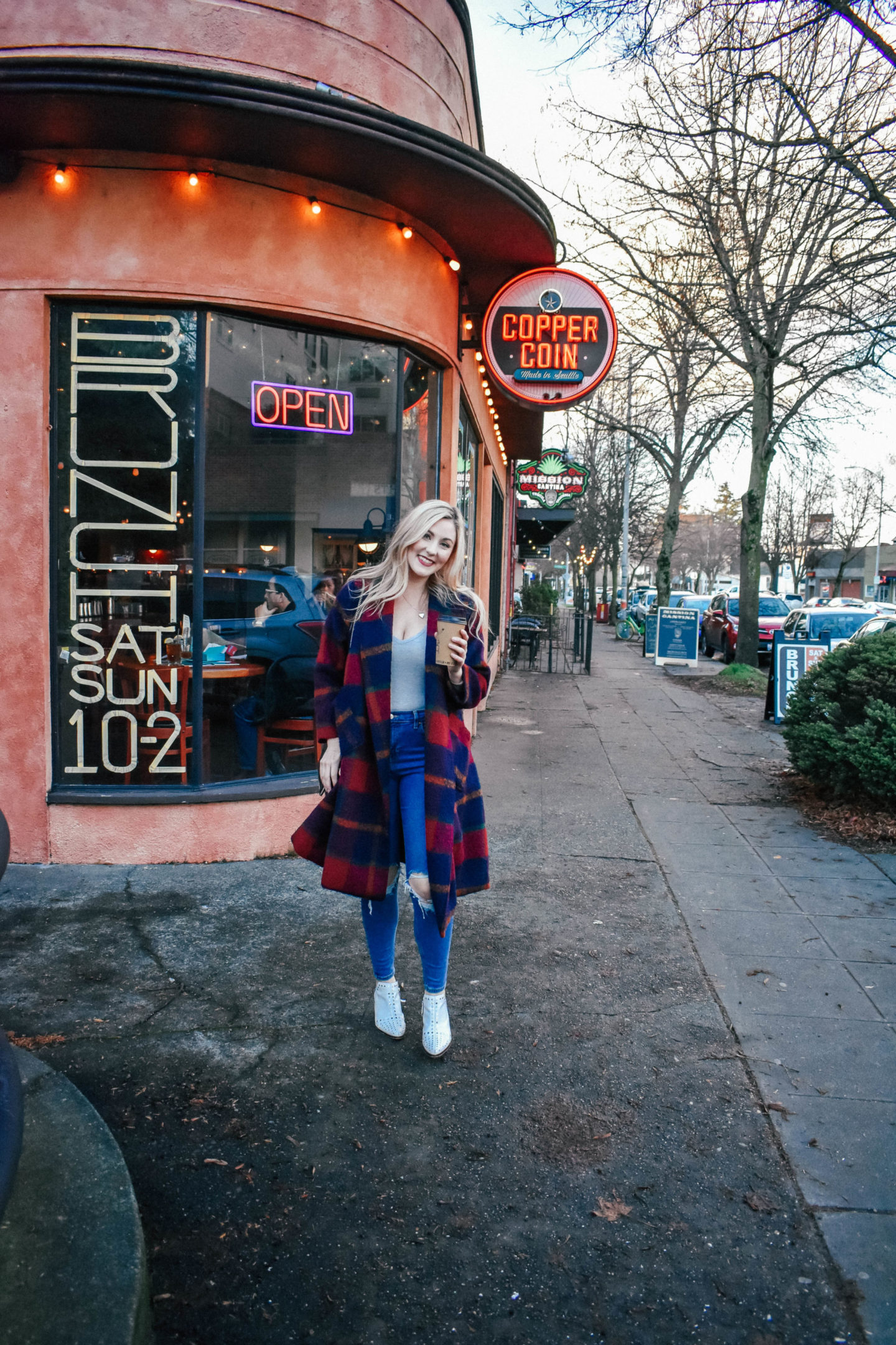 Oversized Plaid Coat!