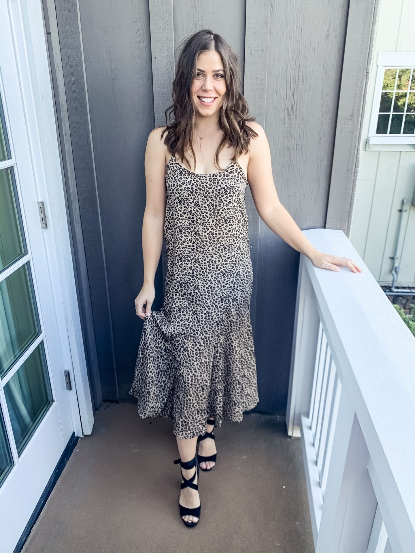 Flash Sale - Leopard Print Midi Dress